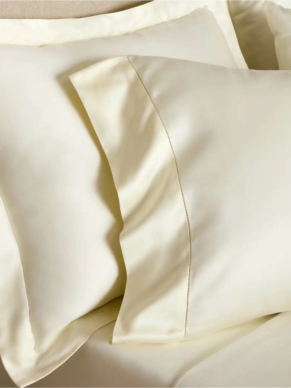 NWOT Quince Full/Queen Giza Organic Cotton Duvet Cover Set w 2 Shams- Ivory